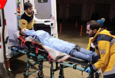 Baba-oğul tartışmasında kan döküldü