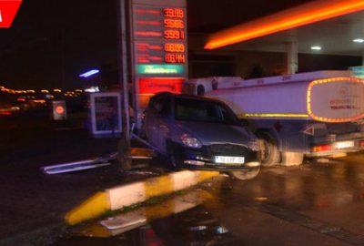 Yürekleri ağza getiren kaza!