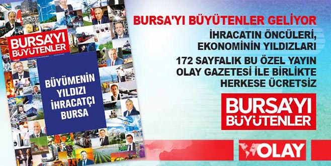 Olay Gazetesi’nden arşivlik bir yayın daha! Bursa’yı Büyütenler 2019 Olay Gazetesi’nden arşivlik bir yayın daha! Bursa’yı Büyütenler 2019