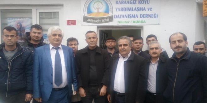 Karaağız köylülerine destek ziyareti