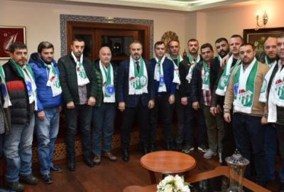 Aktaş Bursaspor taraftarıyla buluştu