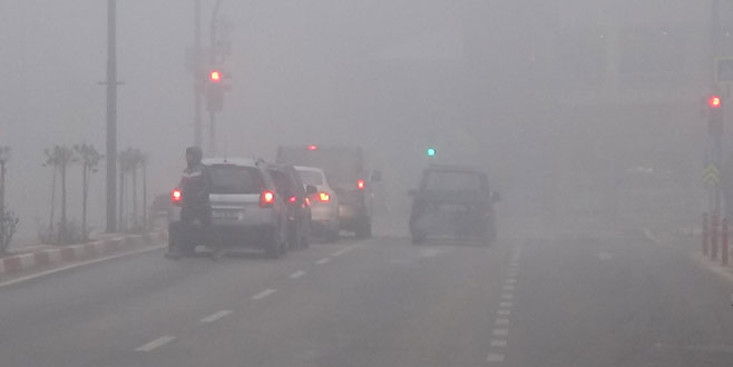 İnegöl’de yoğun sis