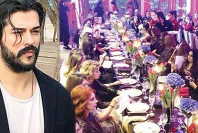 Aşkım Kapışmak’tan 80 kadınla yemek yiyen Burak Özçivit’e eleştiri