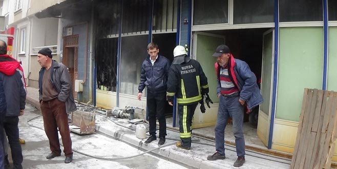 Bursa’da korkutan yangın Bursa’da korkutan yangın