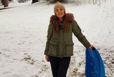 Uludağ’da çocukluğuna döndü