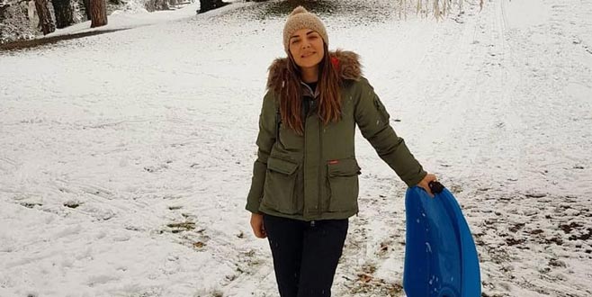 Uludağ’da çocukluğuna döndü