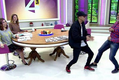 Tarık Mengüç ve oğlunun canlı yayında olay yaratan dansı!