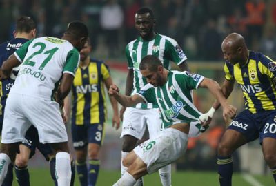 Bursaspor – Fenerbahçe maçından kareler
