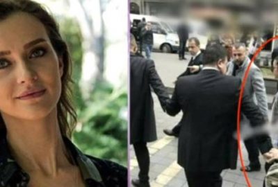 Koruma ordusuyla gezen güzel oyuncu, tepkilere dayanamadı!