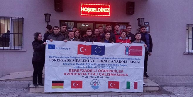 Öğrenciler Avrupa yolcusu   