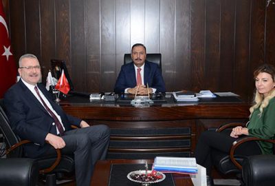 Başkan Özkan’dan Aygül’e ‘hayırlı olsun’ ziyareti