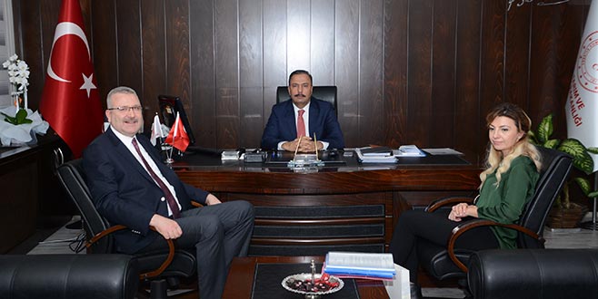 Başkan Özkan’dan Aygül’e ‘hayırlı olsun’ ziyareti