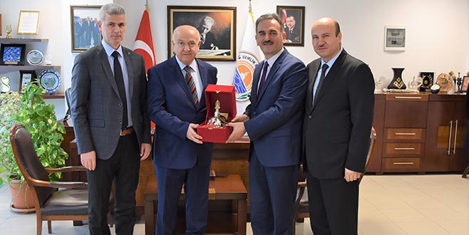 Kaymakam Karakuş’tan veda ziyareti