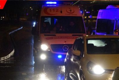 Sağanak yağış kazayı da beraberinde getirdi