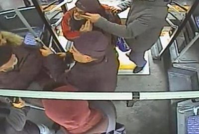 Otobüsteki kavganın görüntüleri ortaya çıktı