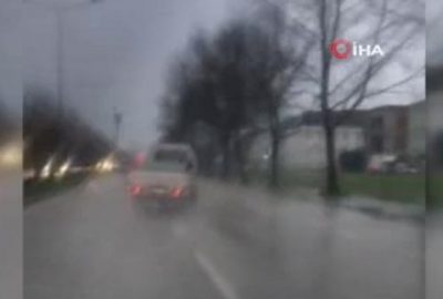 Drift yapan sürücüye ağır ceza