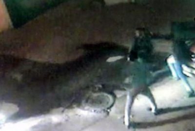 Döner bıçaklarıyla birbirlerine girdiler! İşte o anlar…