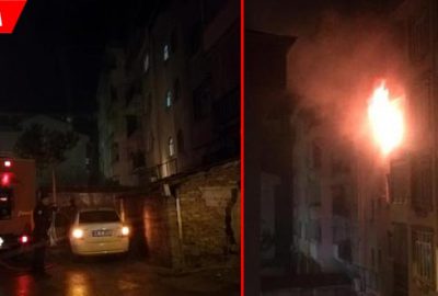 Yangın paniği! Ölümden döndüler…