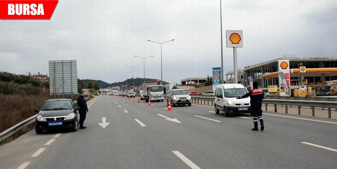 Jandarmadan uyuşturucu ve yol denetimi