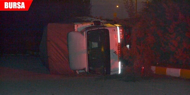 Faciadan dönüldü! Tüp yüklü kamyonet… Faciadan dönüldü! Tüp yüklü kamyonet…