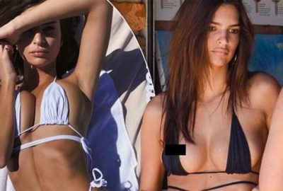 Ünlü modelin kıyafeti olay oldu!