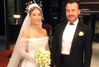 Ünlü çiftin nikah töreninde alkış toplayan hareket!
