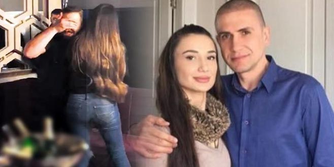 Emre Aşık’ın eşi başka bir adamla barda!