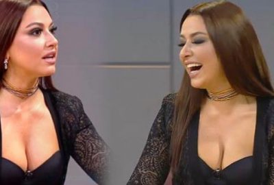 Ünlü şarkıcı çığlık çığlığa! Bornozlu Hadise’yi kucağında…
