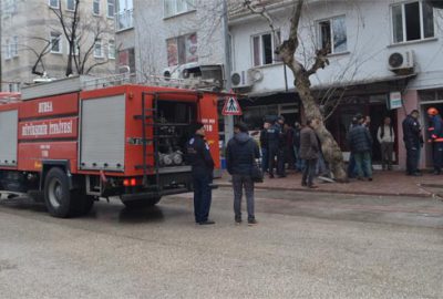 İnegöl’de korkutan yangın