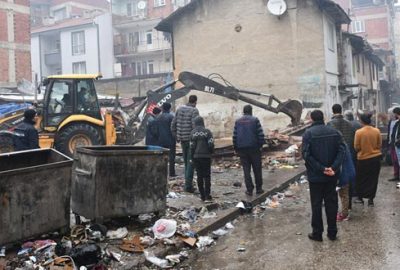 Refah Sokak’ta temizlik operasyonu