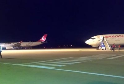 İstanbul’a inemeyen uçaklar Bursa’ya yönlendirildi