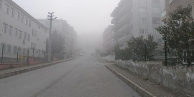 Mudanya’da yoğun sis Mudanya’da yoğun sis