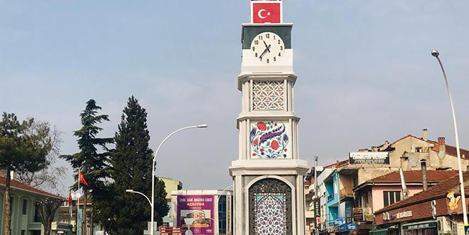 Saat kulesinin şalteri yanmış Saat kulesinin şalteri yanmış