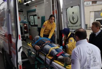 Fabrikada foseptiğe düşen işçi ağır yaralandı