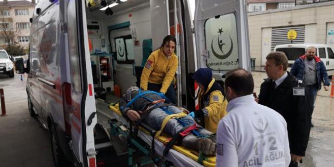 Fabrikada foseptiğe düşen işçi ağır yaralandı Fabrikada foseptiğe düşen işçi ağır yaralandı