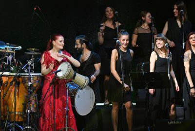 Candan’dan darbuka şov