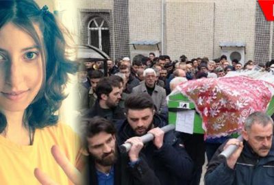 Son yolculuğuna duvağıyla uğurlandı