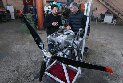 Yerli sportif uçak motoru üretildi