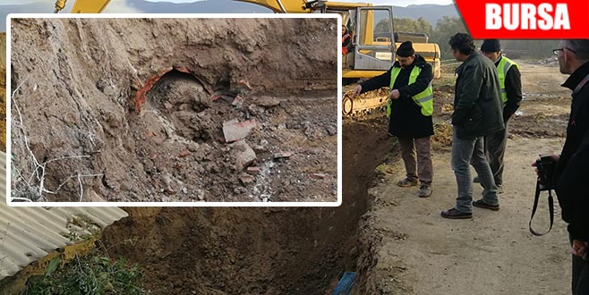 Yol çalışması sırasında tarih ortaya çıktı