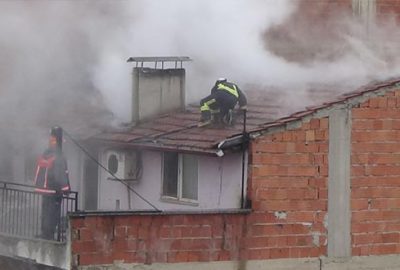 İnegöl’de korkutan yangın