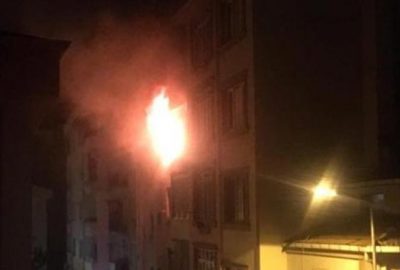 Yangın paniği! Ölümden döndüler…