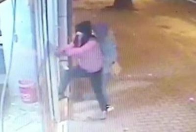 50 saniyelik soygun kamerada