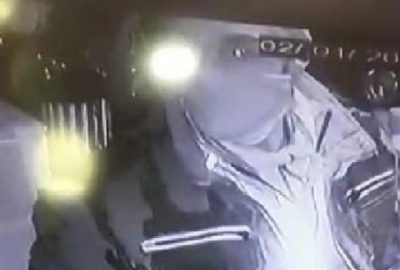 Maskeli hırsızlık kamerada