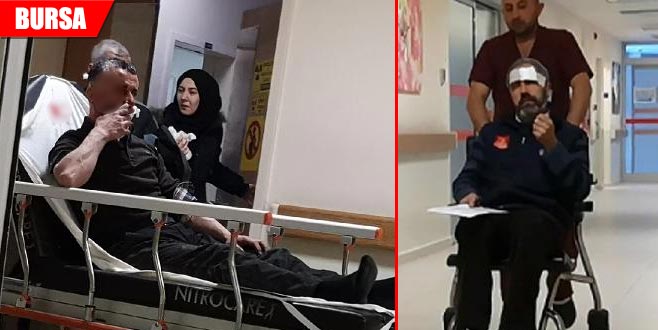 Şişirilen lastik patladı: 2 yaralı Şişirilen lastik patladı: 2 yaralı