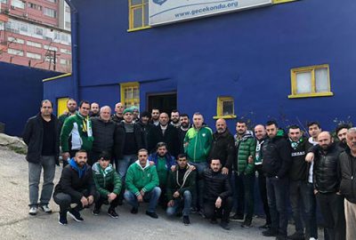 Tribün liderleri yalnız bırakmadı