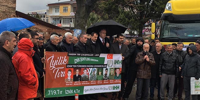 İznik’ten Türkmen dağına yardım eli İznik’ten Türkmen dağına yardım eli