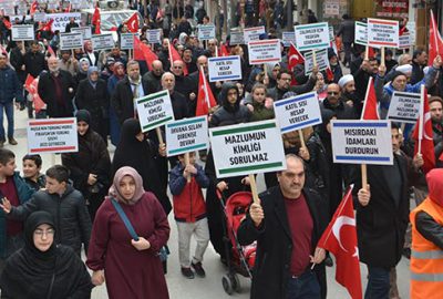 İdamlara tepki için yürüdüler