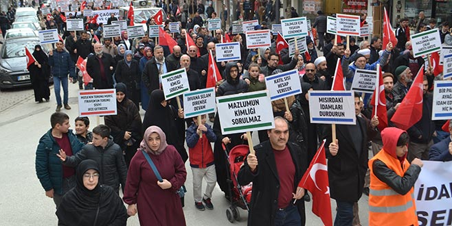 İdamlara tepki için yürüdüler İdamlara tepki için yürüdüler