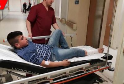 Yoldan geçerken kurşun isabet etti