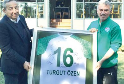 Turgut Özen’e teşekkür ettiler